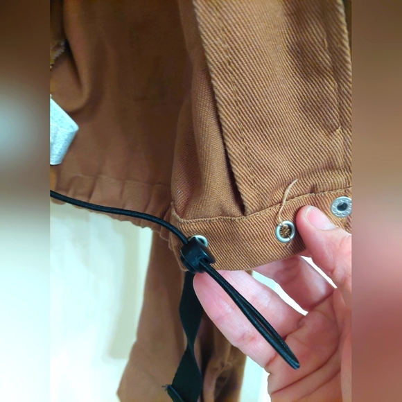 Forever 21 Cropped Buckle Cargo Jacket Dark Tan - Picture 4 of 7